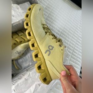 On Running Cloud X. Glade-Citron. Worn 3 times. Womens size 8